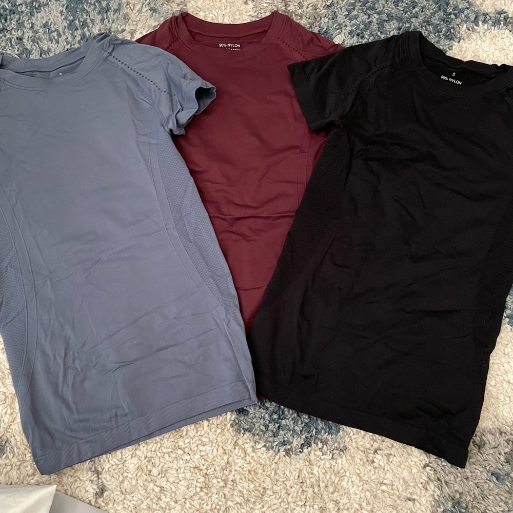 3 pack stretchy t shirts